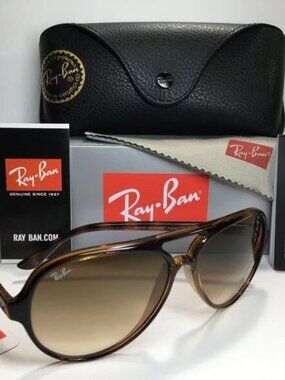 Ray-Ban RB4125 Tortoiseshell Polarized Sunglasses